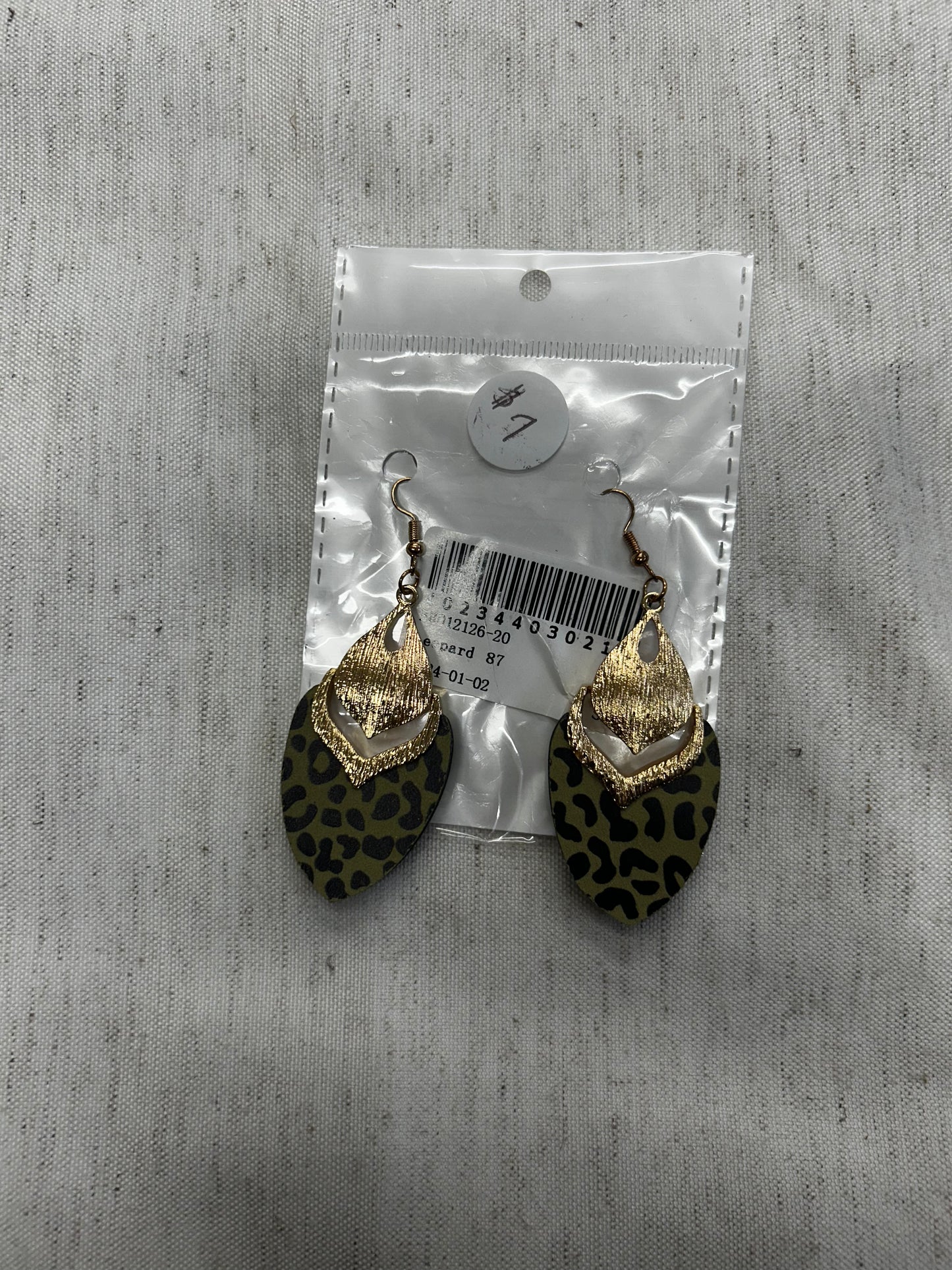 Leopard earrings
