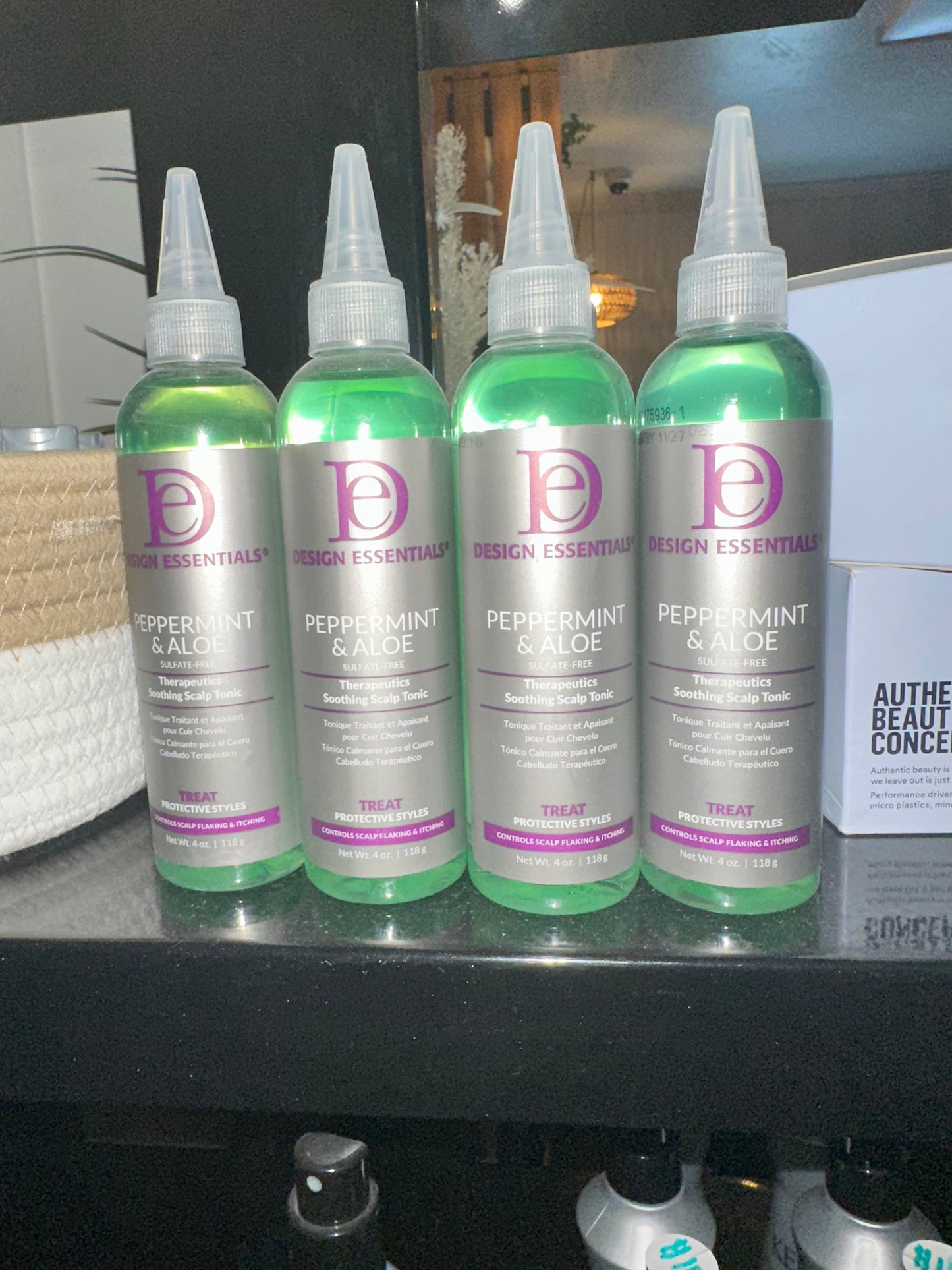 Oil- peppermint & aloe