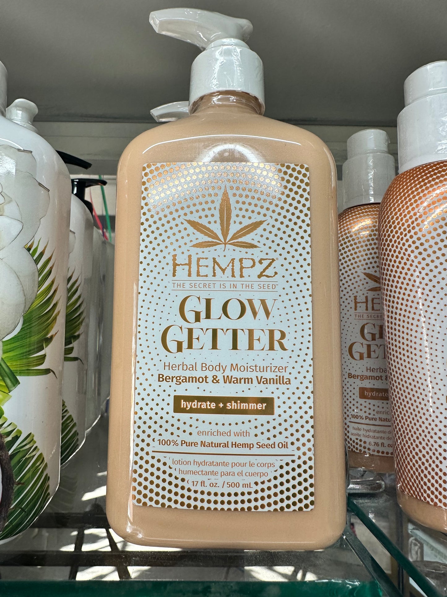 HEMPZ glow getter with light shimmer